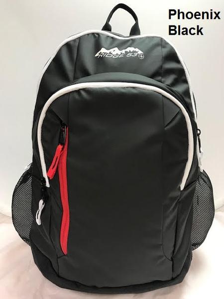 Ridge 53 Phoenix Black Backpack Only €3990 Schoolbooksdirect